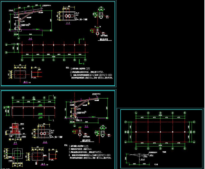 宿州钢构汽车棚设计